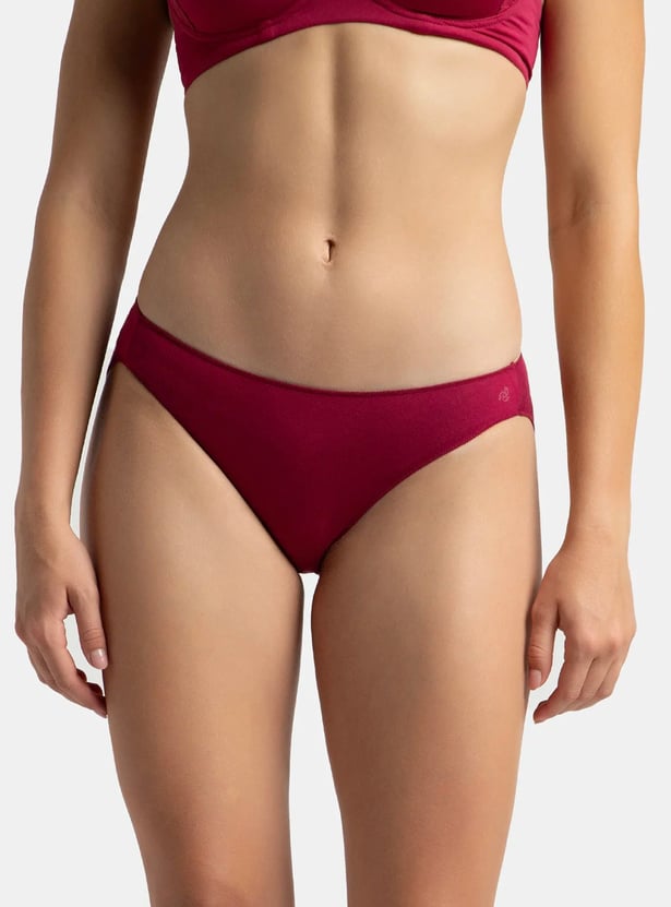 JOCKEY Solid Hipster Panties - Pack of 2