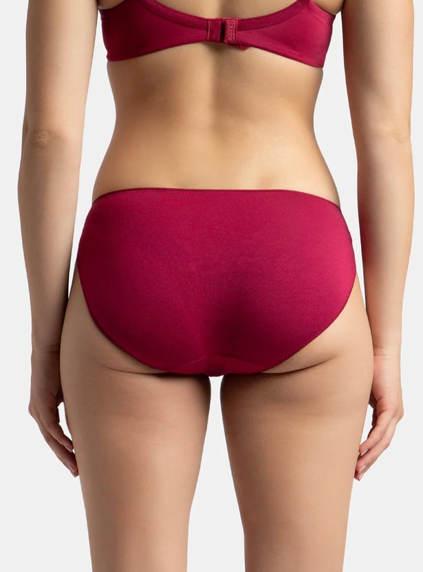 JOCKEY Solid Hipster Panties - Pack of 2