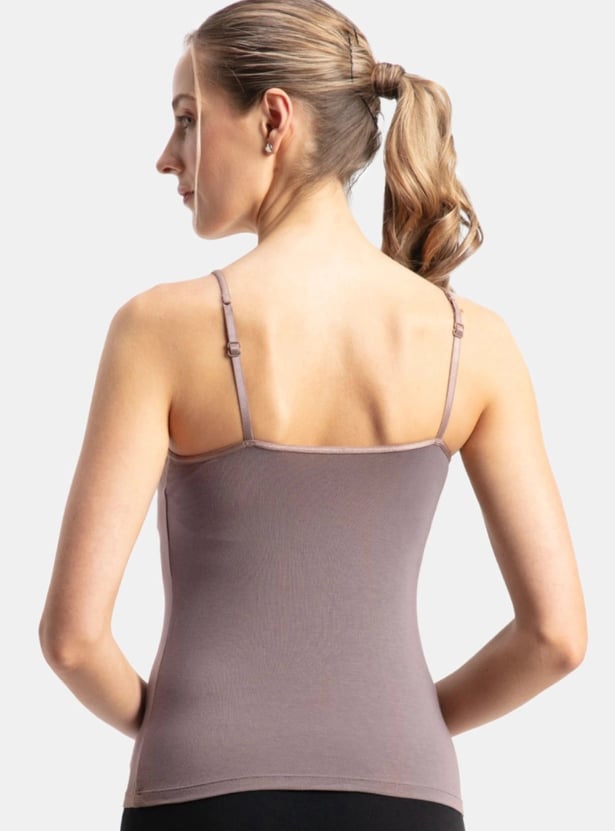 JOCKEY Solid Spaghetti Strap Slip