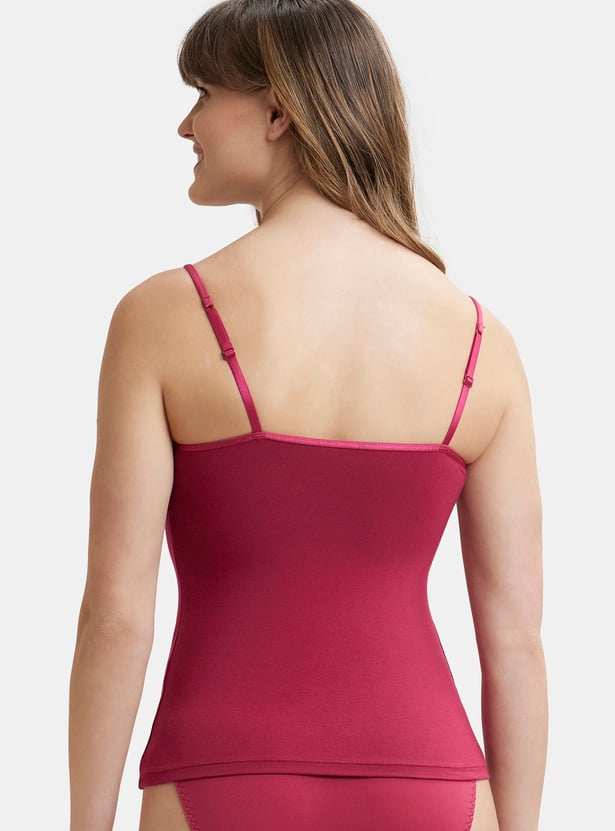 JOCKEY Solid Spaghetti Strap Slip