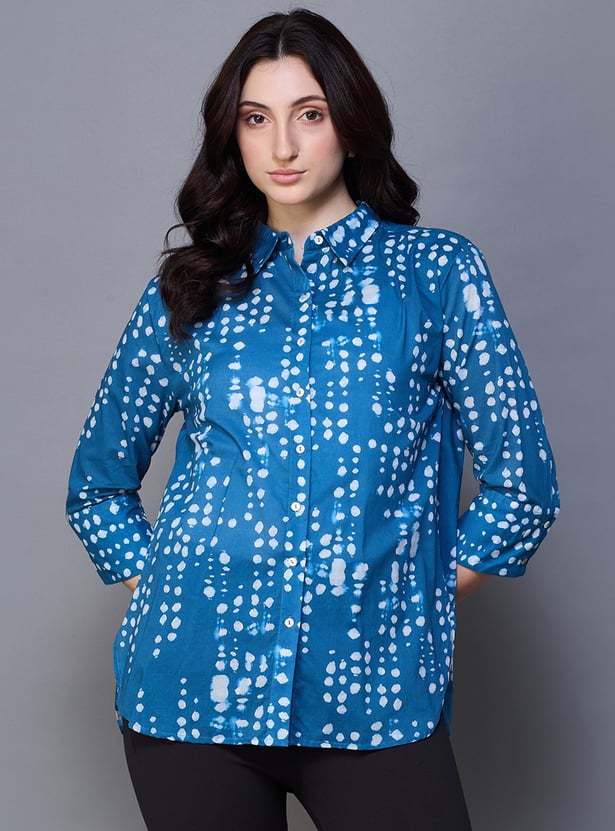 AND Polka Print Shirt