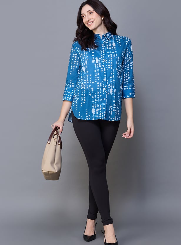 AND Polka Print Shirt
