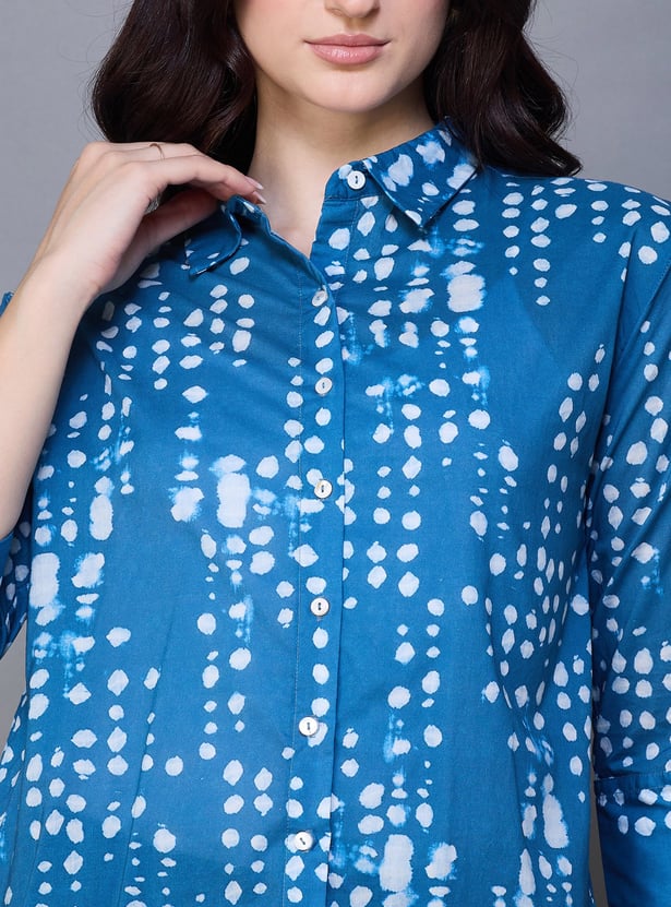 AND Polka Print Shirt