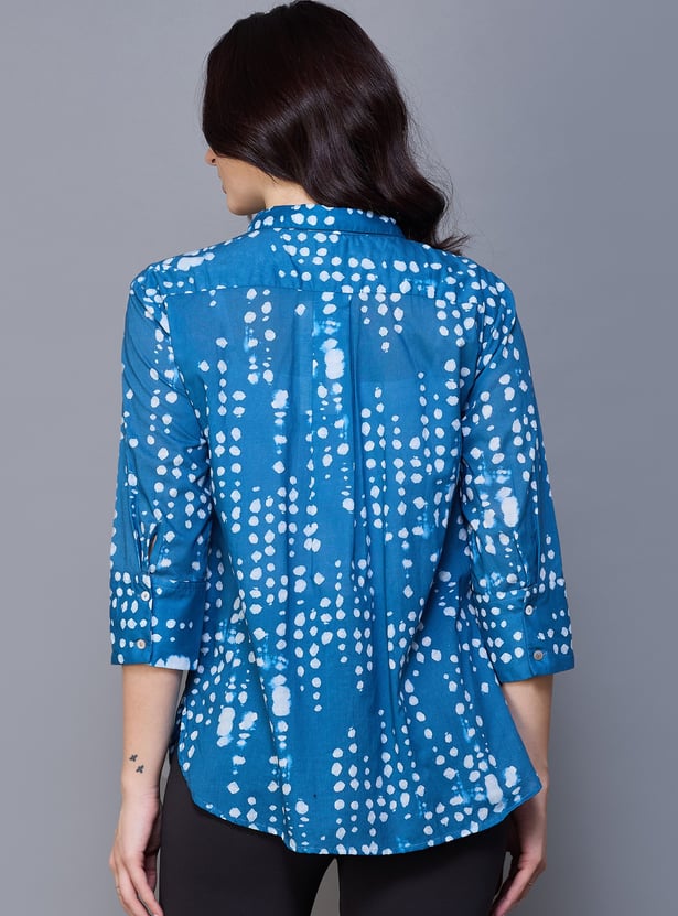 AND Polka Print Shirt