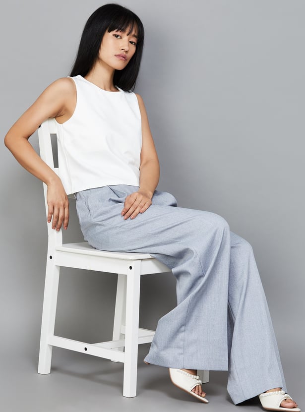 AND Solid Crop Top