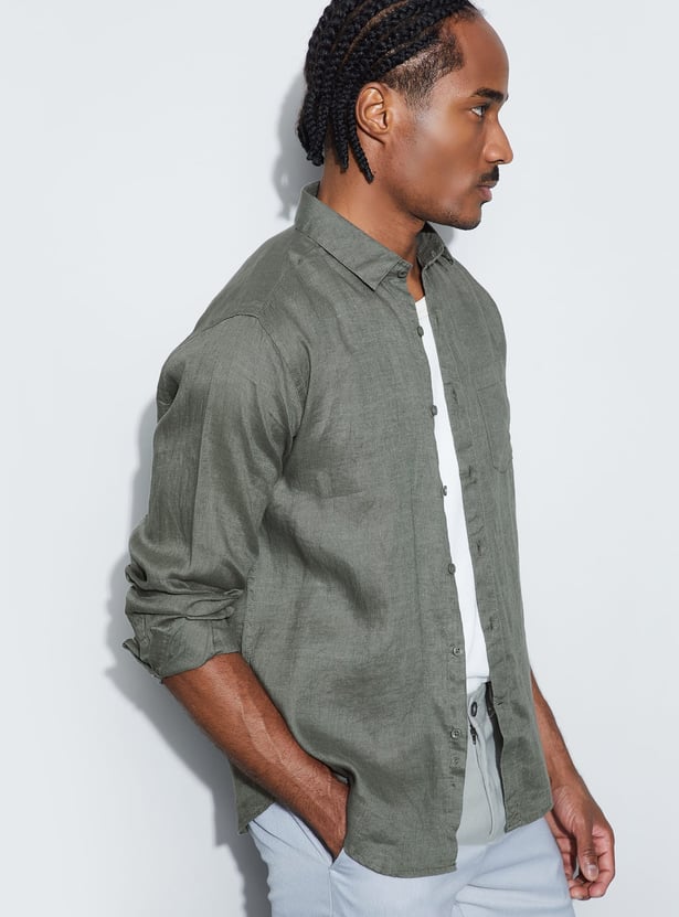 CODE Solid Regular Fit Shirt