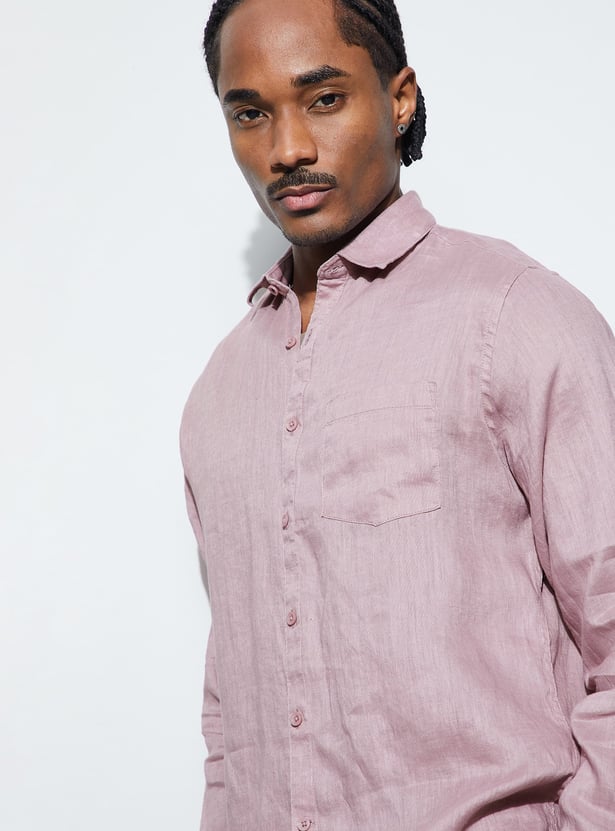 CODE Solid Regular Fit Shirt