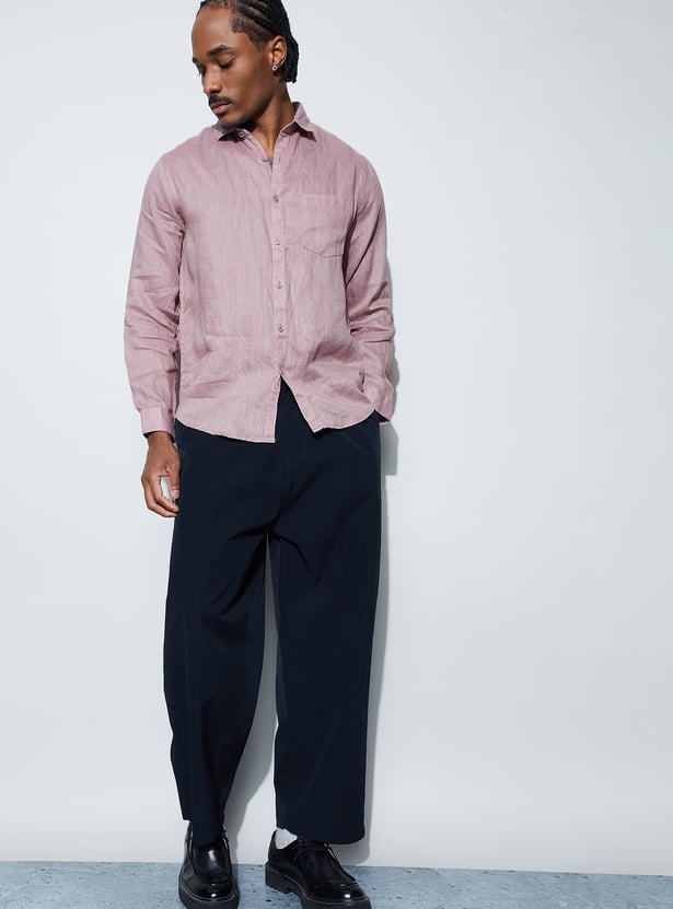 CODE Solid Regular Fit Shirt