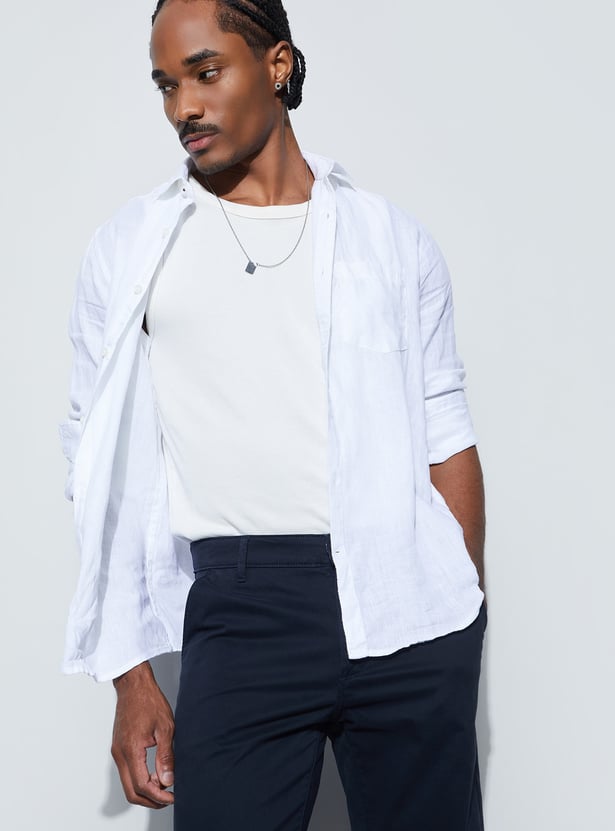 CODE Solid Regular Fit Shirt