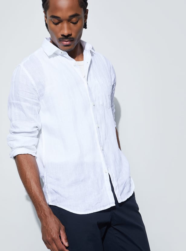 CODE Solid Regular Fit Shirt