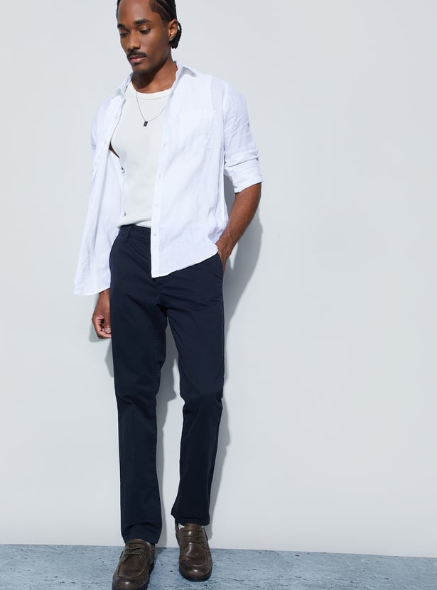 CODE Solid Regular Fit Shirt