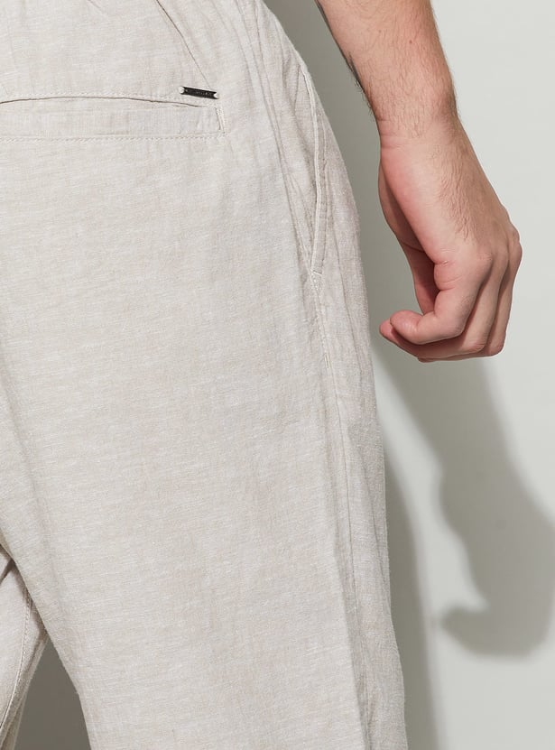 FAME FOREVER Solid Regular Fit Trousers