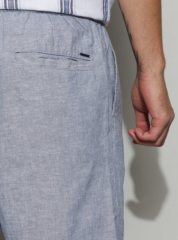 FAME FOREVER Solid Regular Fit Trousers