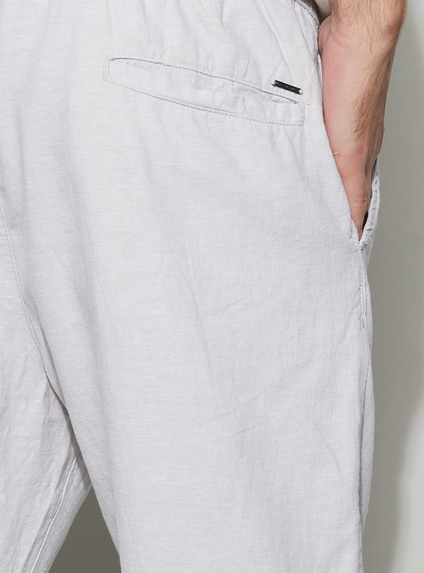 FAME FOREVER Solid Regular Fit Trousers