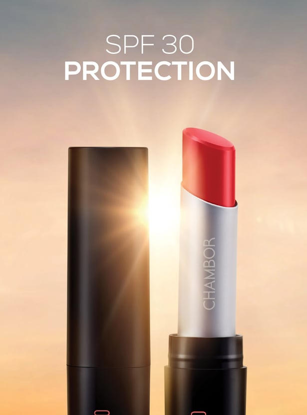 CHAMBOR Tres Matte Lipstick - Ultra Powdery Matte Lipstick With SPF 30 - Confidentiel N 222 - 3.2 gm