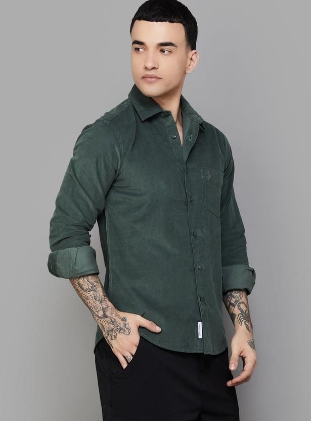 US POLO ASSN Corduroy Regular Fit Shirt