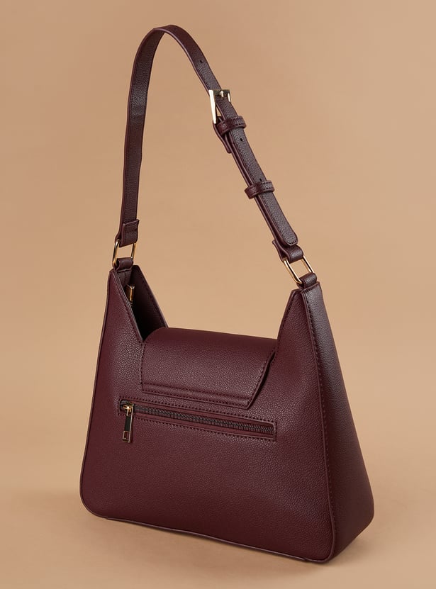 CODE Textured Shoulder Bag