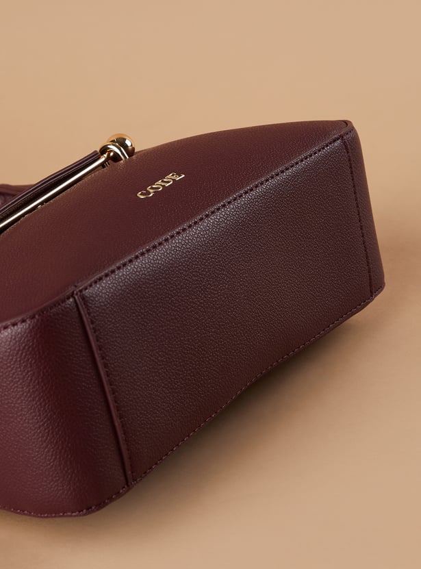 CODE Textured Shoulder Bag