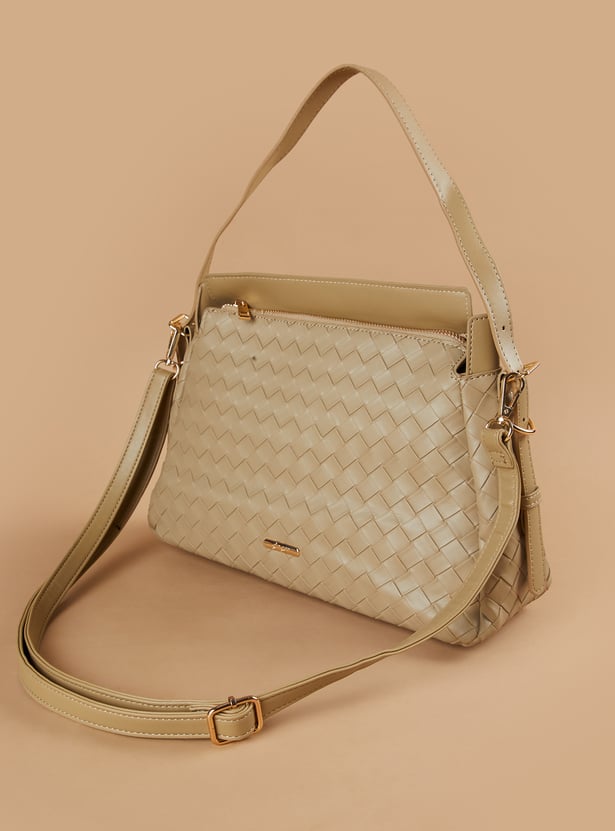 GINGER Textured Shoulder Bag