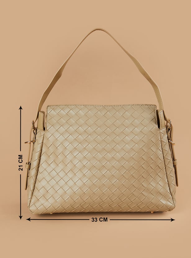 GINGER Textured Shoulder Bag