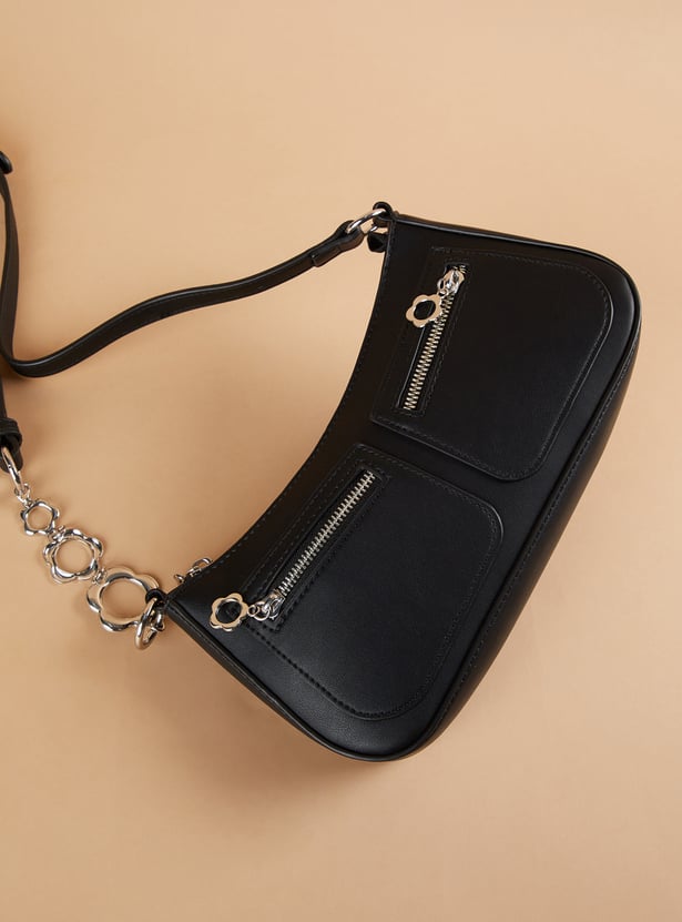 GINGER Solid Shoulder Bag
