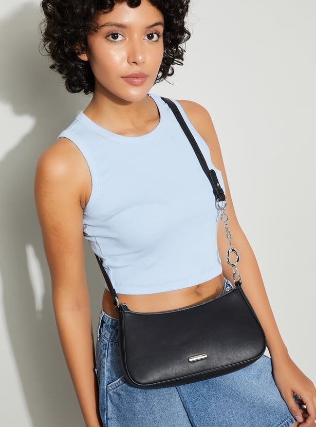 GINGER Solid Shoulder Bag