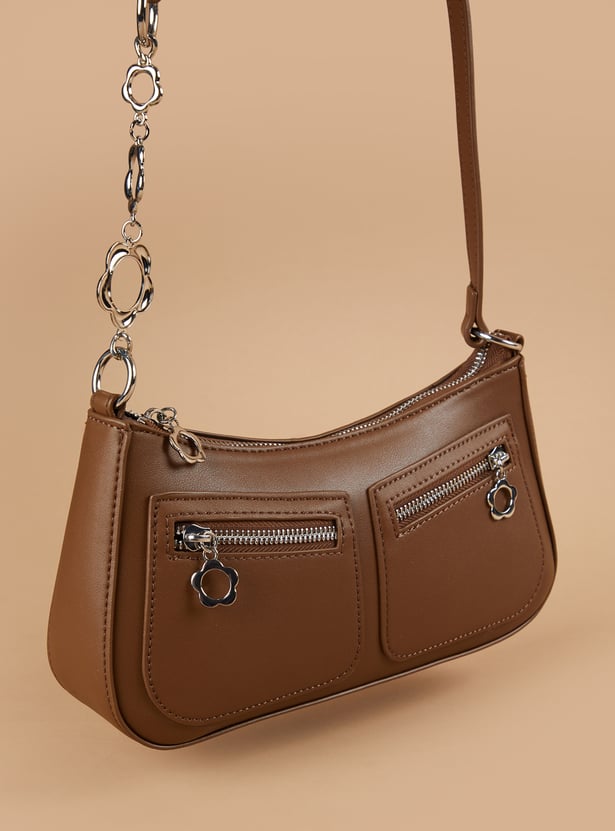 GINGER Solid Shoulder Bag
