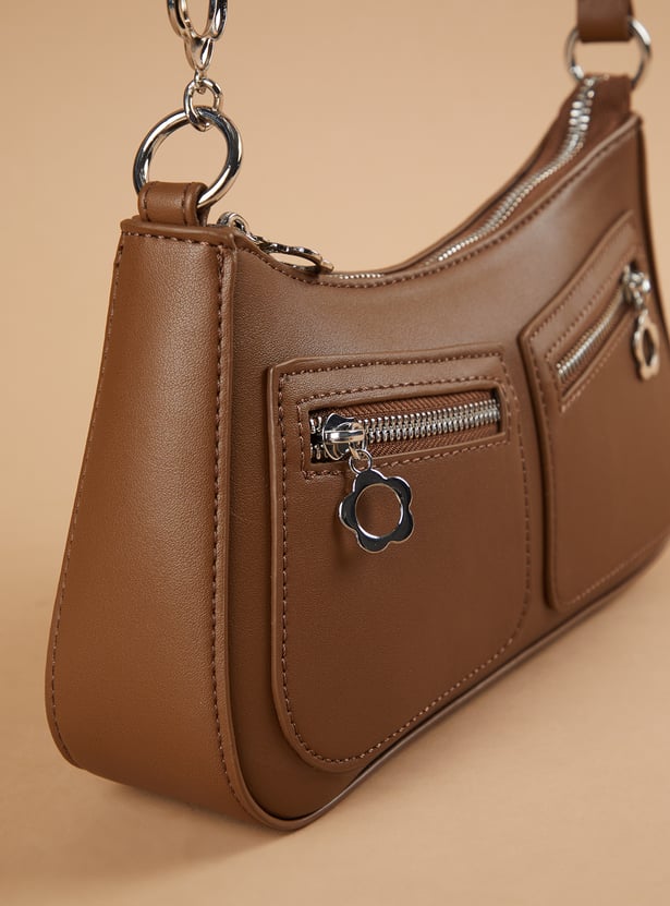 GINGER Solid Shoulder Bag