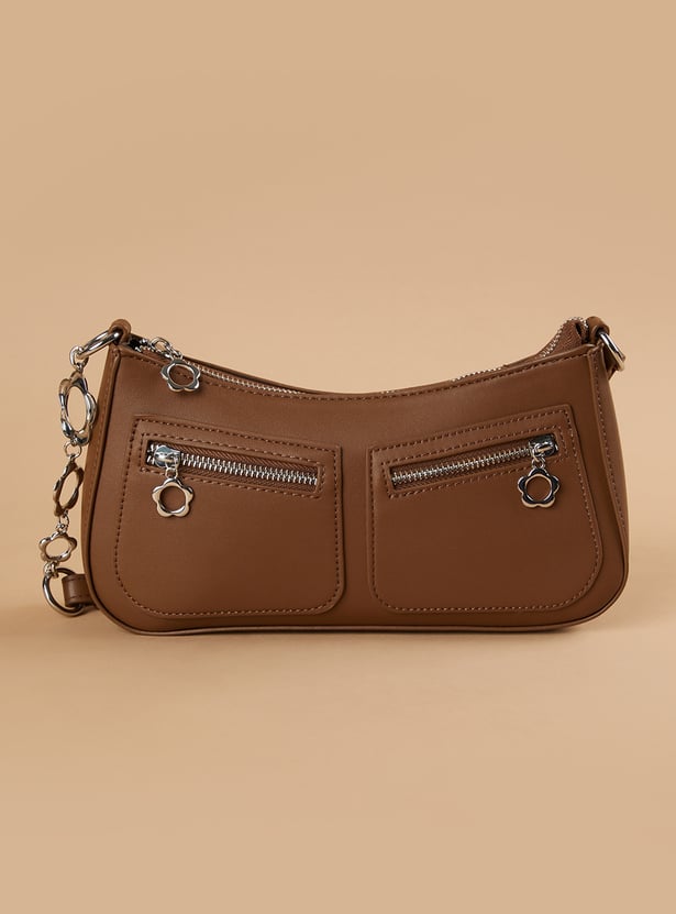 GINGER Solid Shoulder Bag