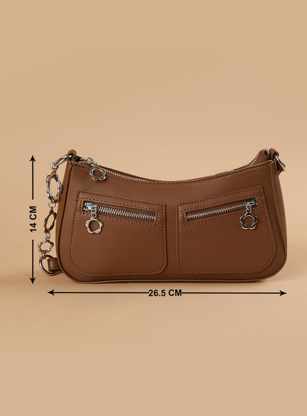 GINGER Solid Shoulder Bag