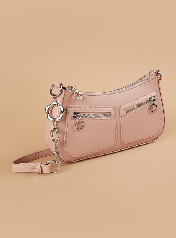 GINGER Solid Shoulder Bag