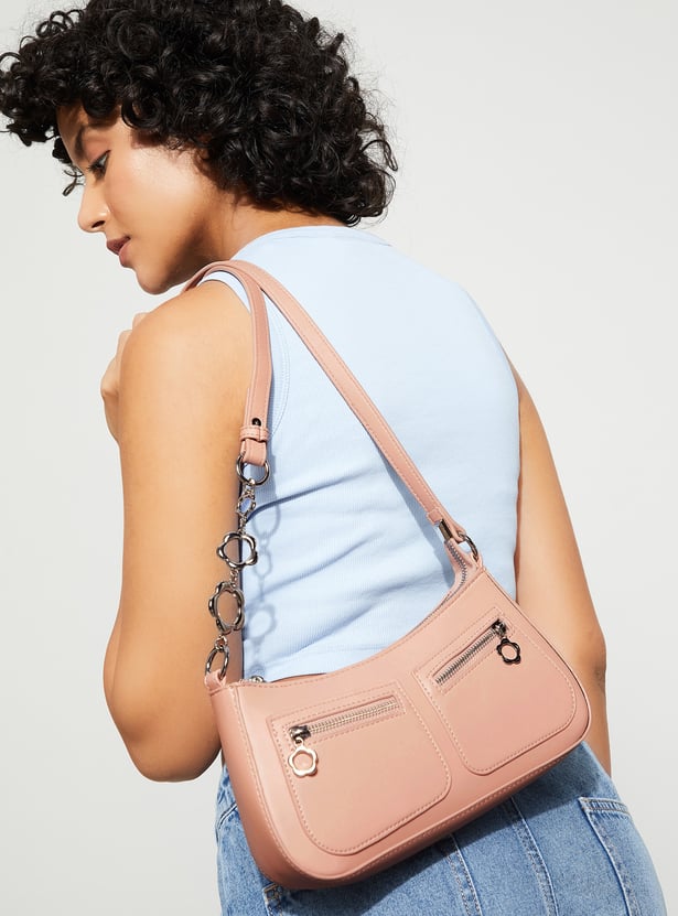 GINGER Solid Shoulder Bag