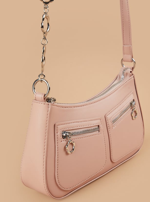 GINGER Solid Shoulder Bag