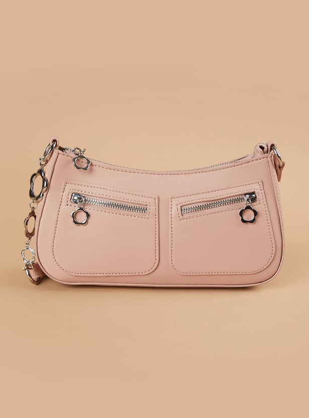 GINGER Solid Shoulder Bag