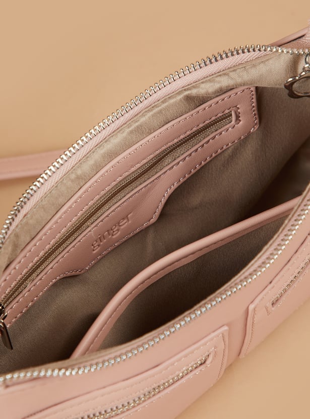 GINGER Solid Shoulder Bag