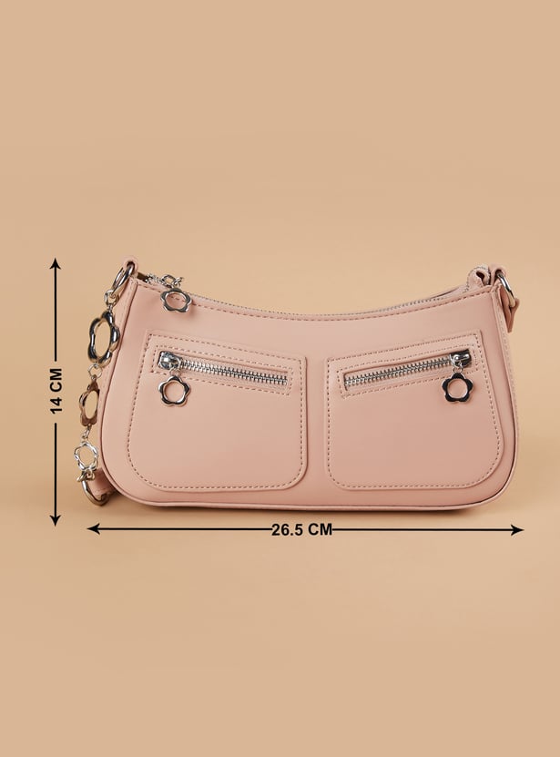 GINGER Solid Shoulder Bag