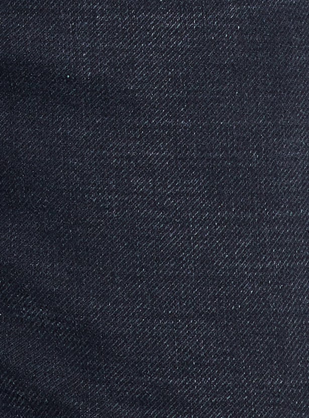 BOSSINI Dark Washed Slim Straight Jeans
