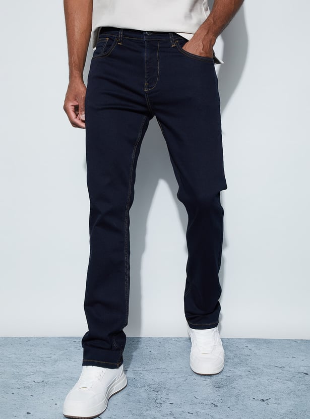 BOSSINI Washed Slim Straight Jeans