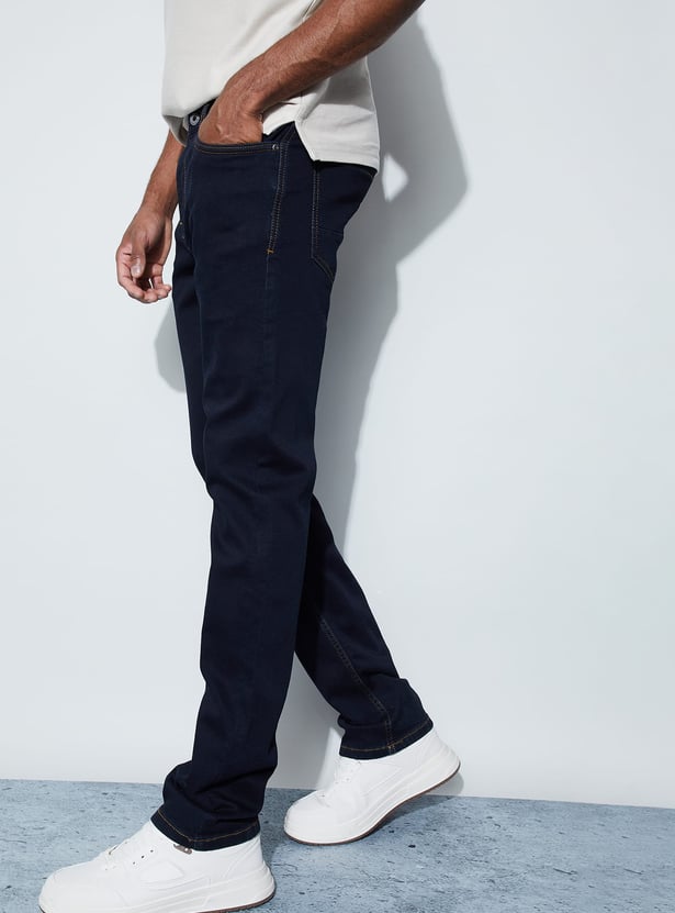 BOSSINI Washed Slim Straight Jeans