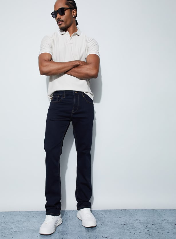 BOSSINI Washed Slim Straight Jeans