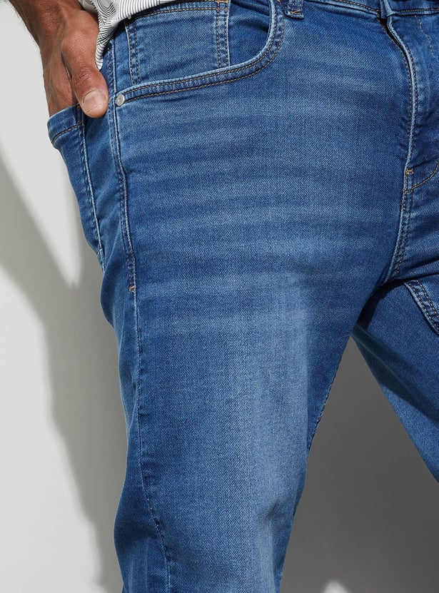 BOSSINI Whiskered Slim Straight Jeans