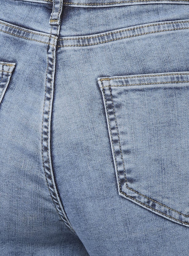 KRAUS Acidwashed Straight Fit Jeans