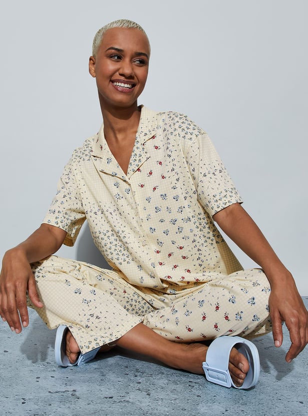 GINGER Printed Night Suit
