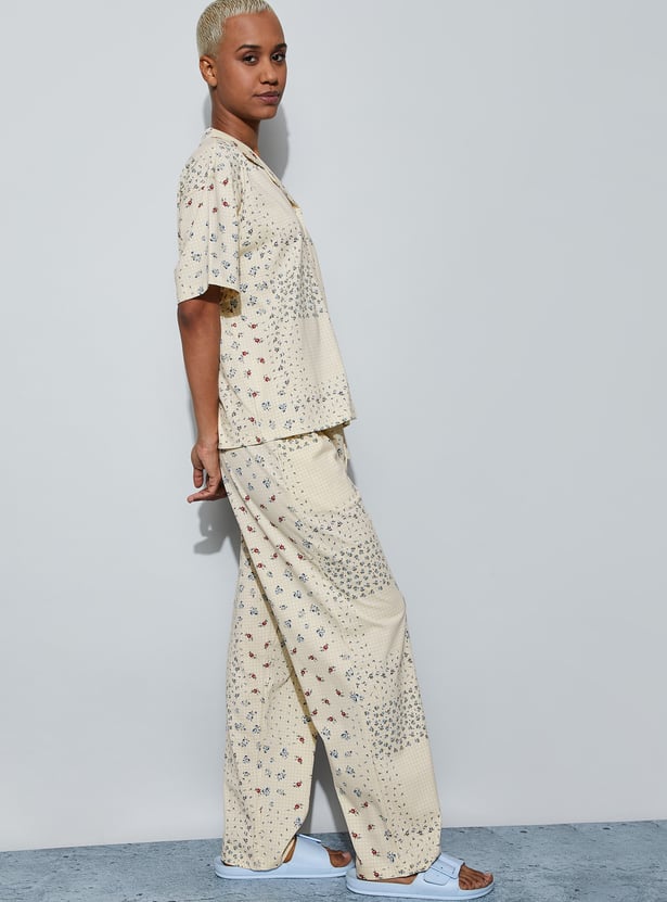 GINGER Printed Night Suit