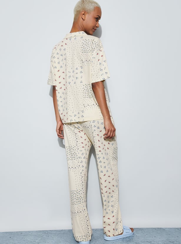 GINGER Printed Night Suit