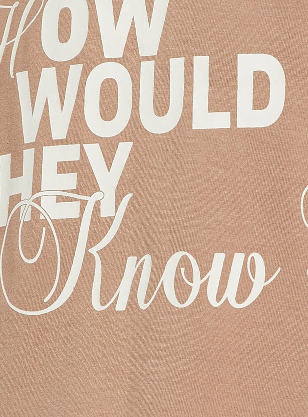 GINGER Typographic Print T-shirt