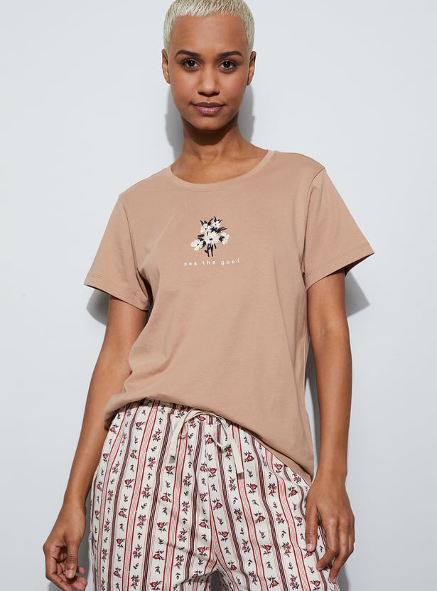 GINGER Printed Lounge T-shirt