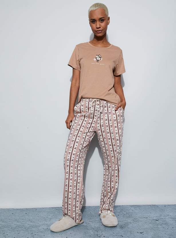 GINGER Printed Lounge T-shirt