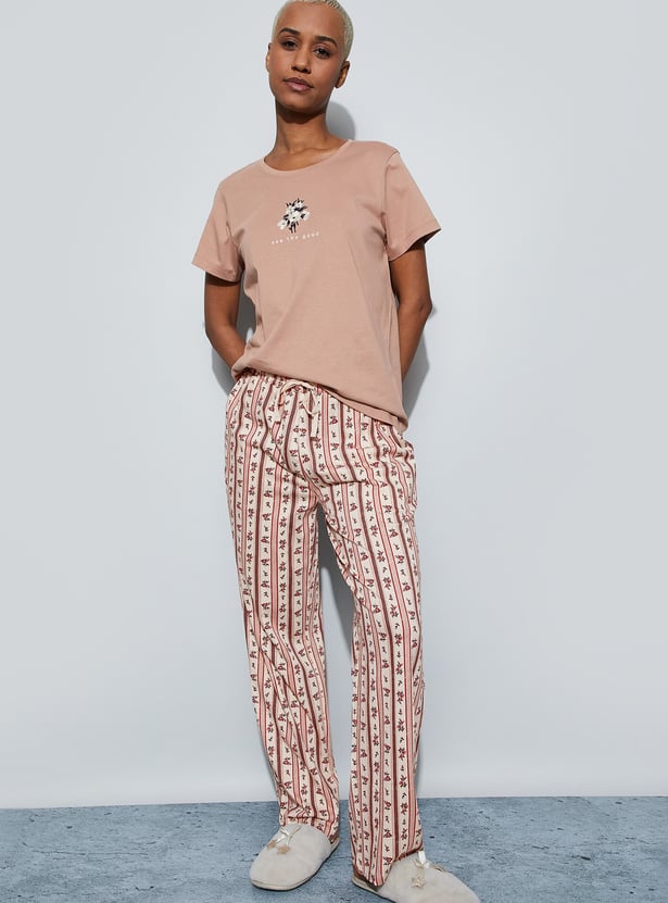 GINGER Floral Print Pyjamas