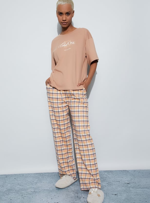 GINGER Checked Pyjamas